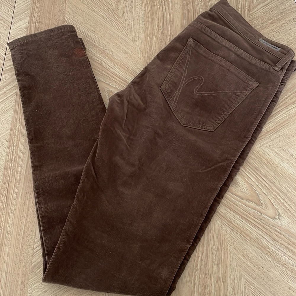 Citizens of Humanity Brown Corduroy Pant